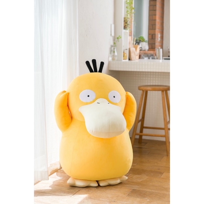 ポケモン』等身大コダックぬいぐるみ受注開始 全長80センチの